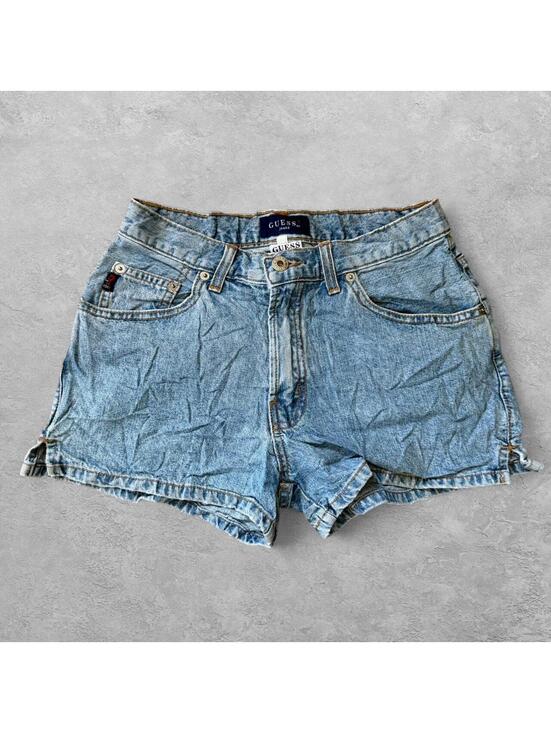 Guess Pants - Vintage Guess Jeans High Waisted Acid Wash Denim Shorts